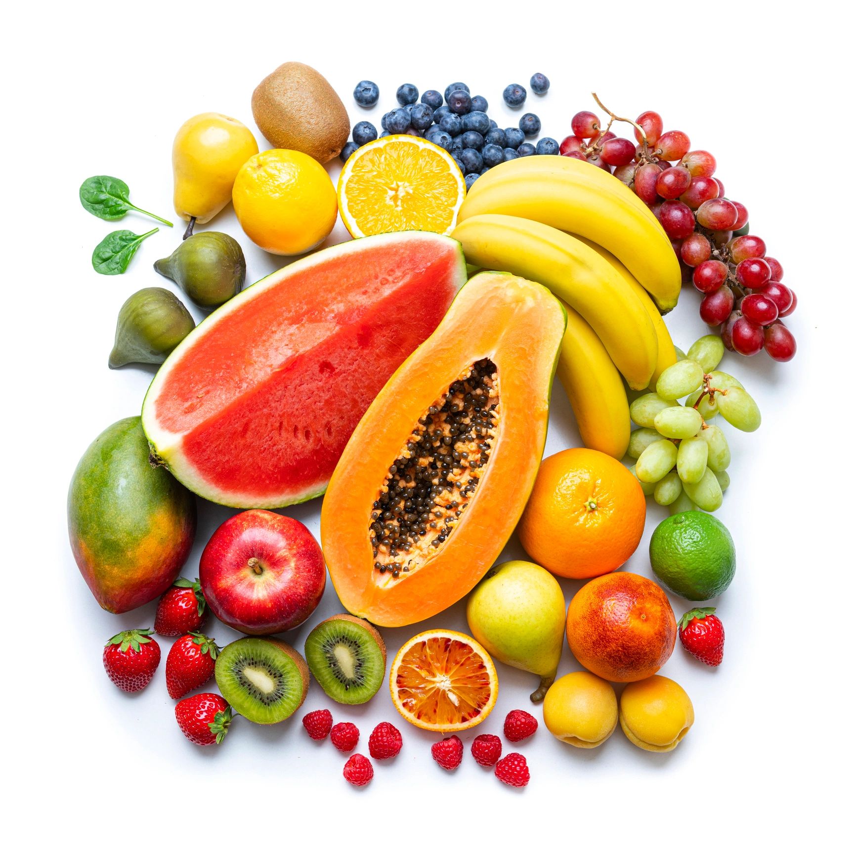 Fresh fruit selection representing seasonal farm produce